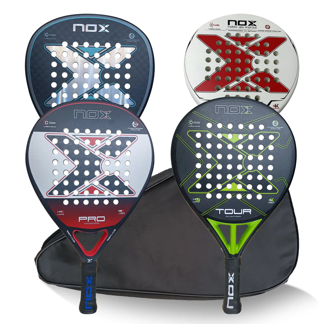 Professional Padel Paddle Tennis Racket - 3K/12K/18K Carbon Fiber Soft EVA Face for Outdoor Sports