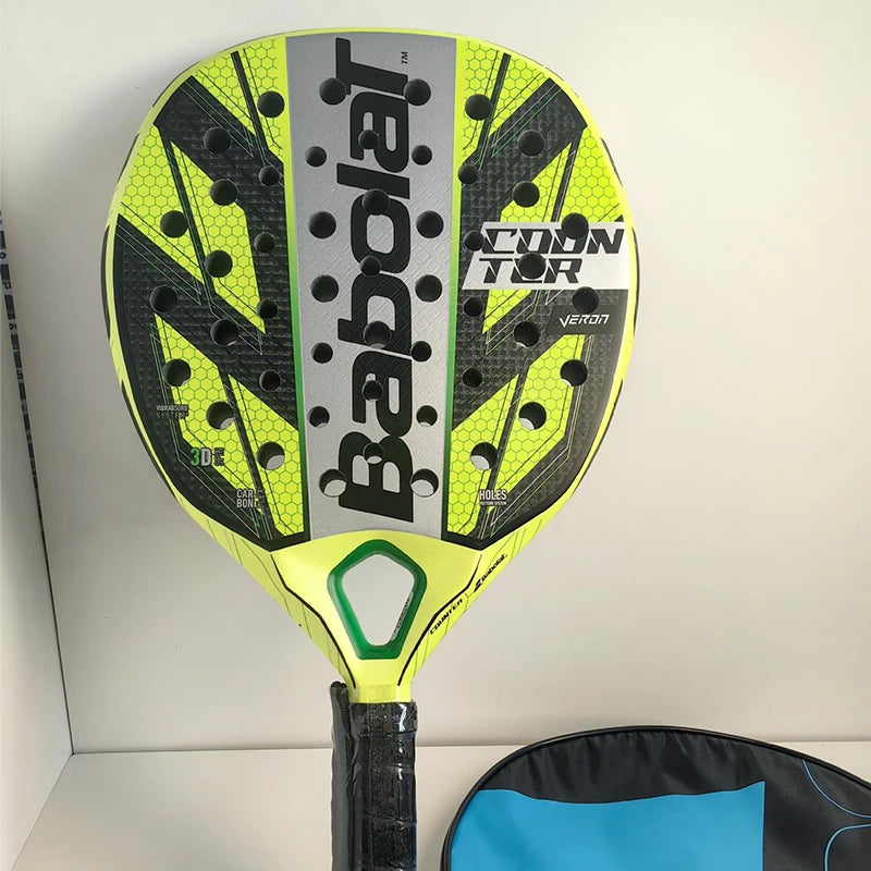 Babolat Beach Tennis Racket - 3K/12K/16K Carbon Fiber Cage with Padel Bag for Adults