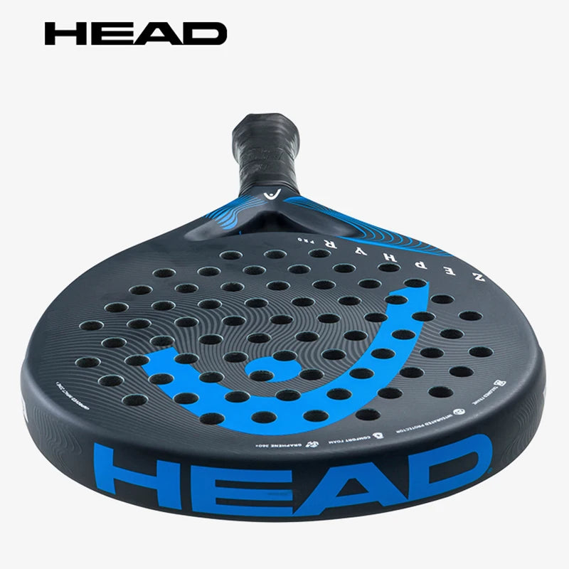 HEAD Zephyr Pro BKTE Padel Beach Tennis Racket – Full Carbon Fiber with Fiberglass Cage