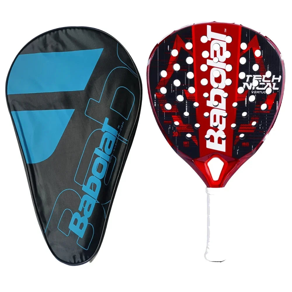 Babolat Beach Tennis Racket - 3K/12K/16K Full Carbon Fiber Cage with Padel Bag for Adults - Training Accessories