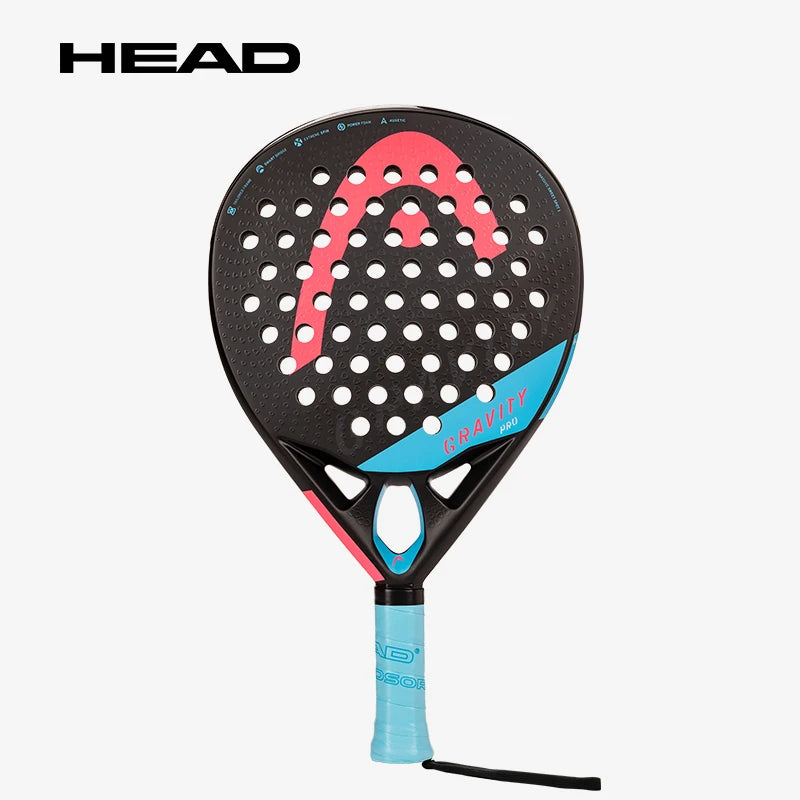 Original HEAD Full Carbon Beach Tennis Racket - Lightweight, Wide Face, Comfortable Grip for Sports Performance