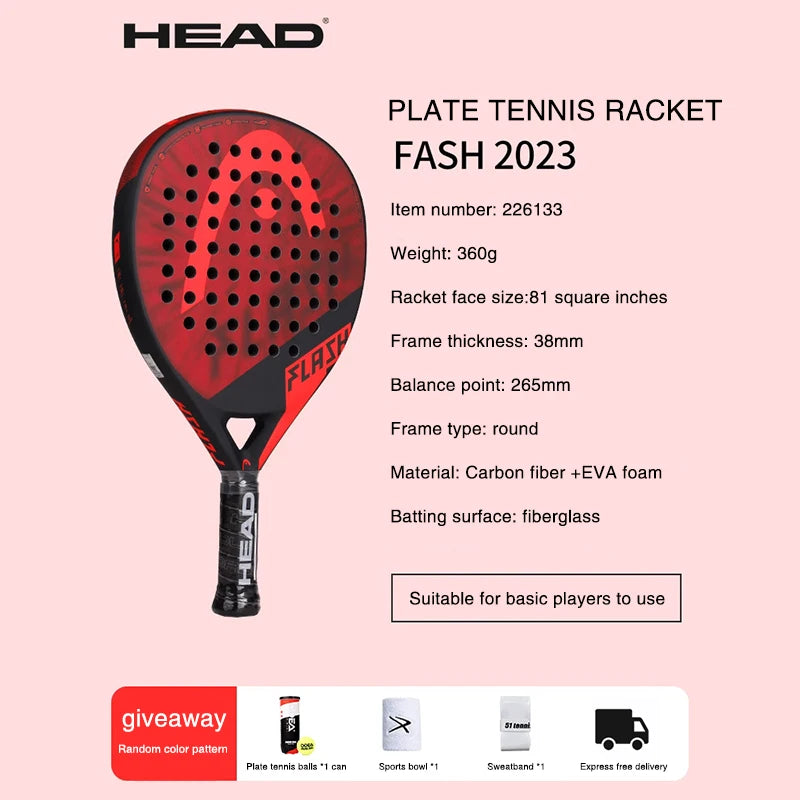 HEAD Flash Series Tennis Racket – High-Performance Paddle for Adults