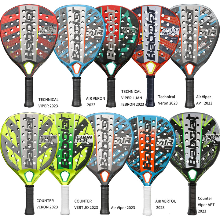 Babolat Beach Tennis Racket 3K/12K/16K Carbon Fiber with Padel Bag for Adults - Training Accessories