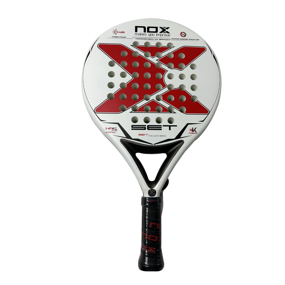 Padel Tennis Racket – 3K Carbon Fiber, EVA Soft Memory Core, Rough Surface, High Balance Paddle