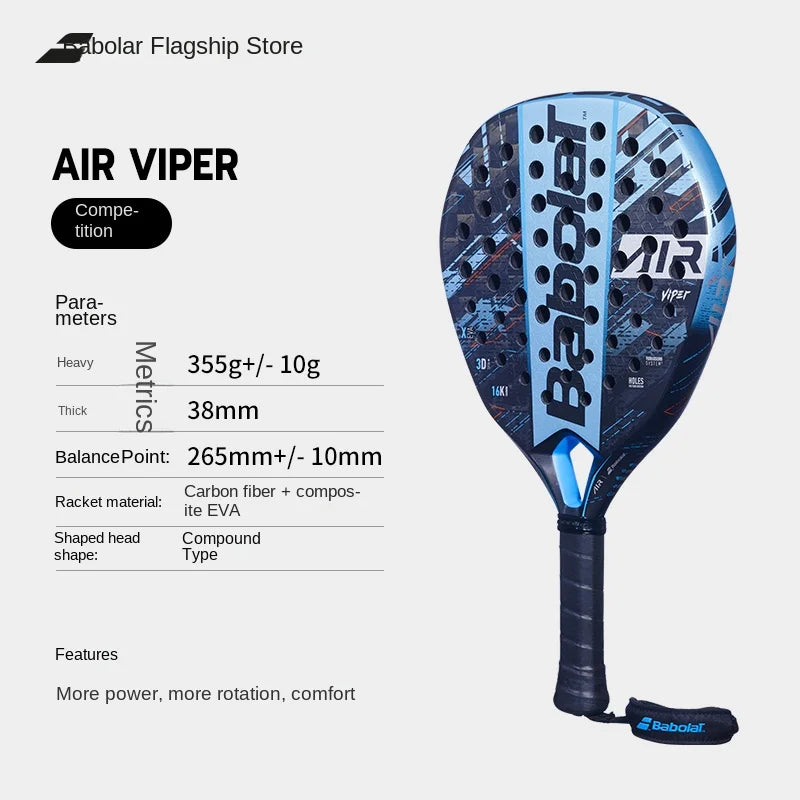 Babolat Full Carbon Professional Padel Racket - Advanced Air Series