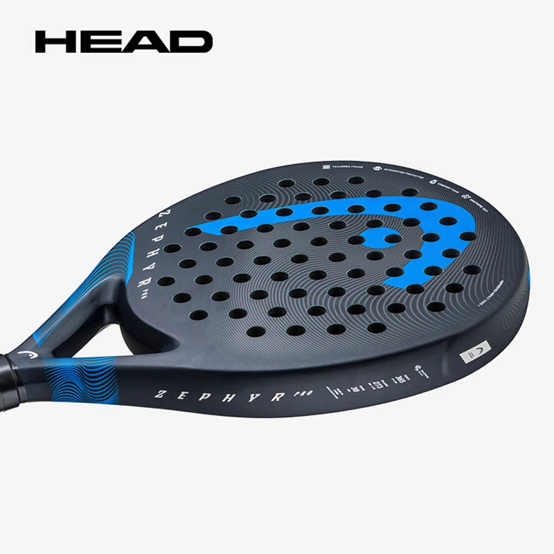 HEAD Zephyr Pro BKTE Padel Beach Tennis Racket – Full Carbon Fiber with Fiberglass Cage