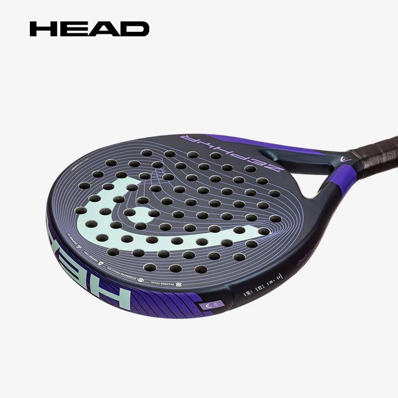 HEAD Zephyr 2022 Padel Racket – Carbon Fiber Oval Frame with Graphene 360 Technology