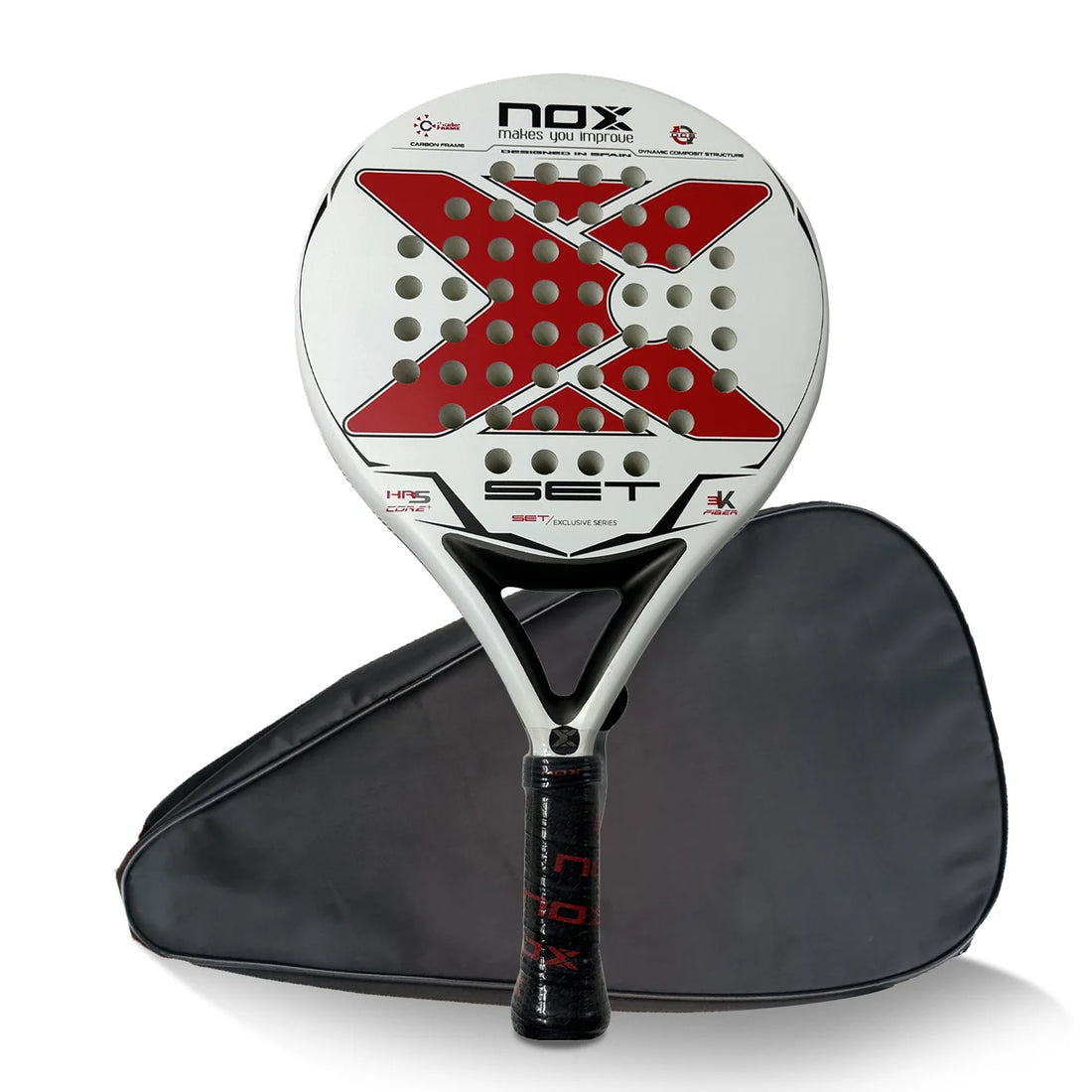 Professional Padel Paddle Tennis Racket - 3K/12K/18K Carbon Fiber Soft EVA Face for Outdoor Sports