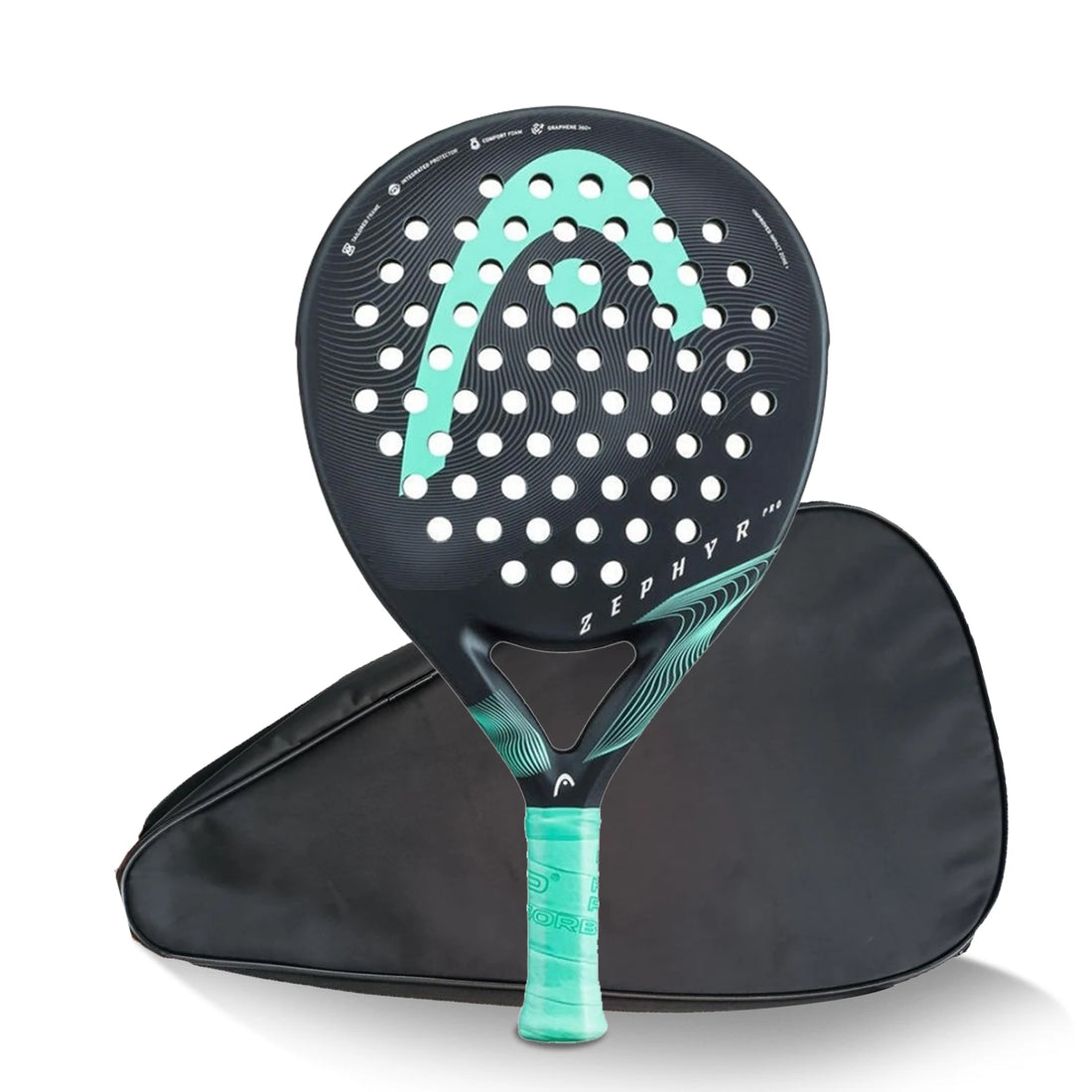 Padel Tennis Racket – 3K Carbon Fiber, EVA Soft Memory Core, Rough Surface, High Balance Paddle