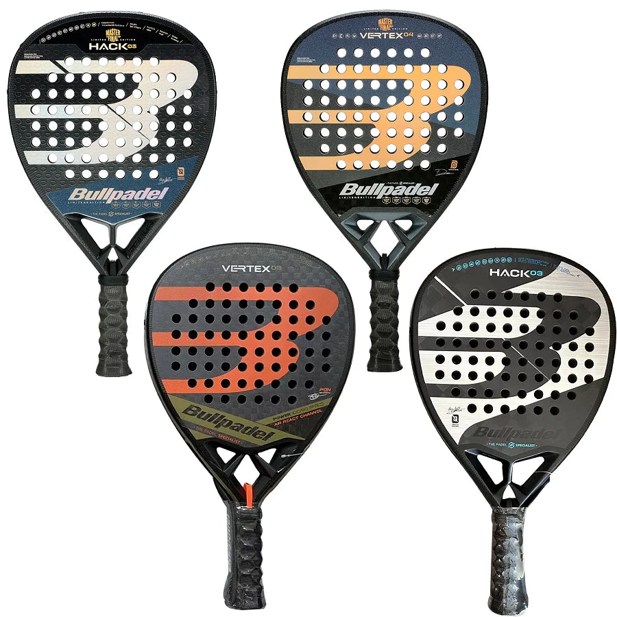 Bullpadel 12K Carbon Fiber Padel Tennis Racket with EVA Soft Core