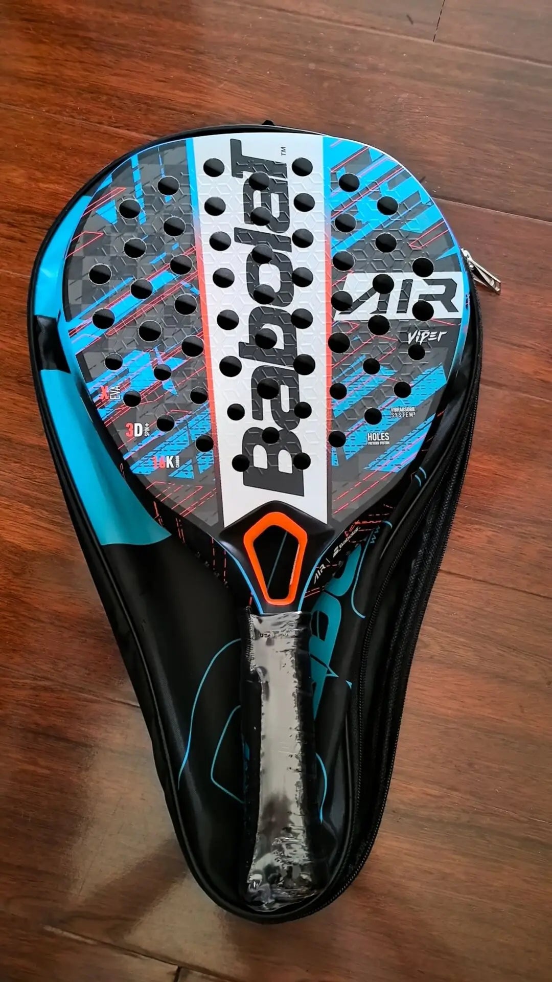 Babolat Beach Tennis Racket - 3K/12K/16K Carbon Fiber Cage with Padel Bag for Adults