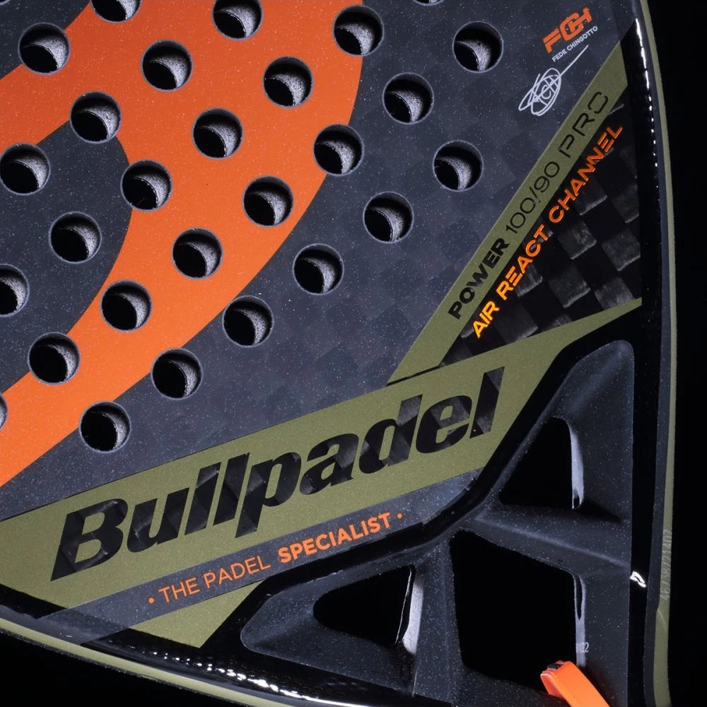 Bullpadel New Padel Racket - Carbon Fiber 3K 12K 18K EVA Soft Round Shape Paddle for Men and Women