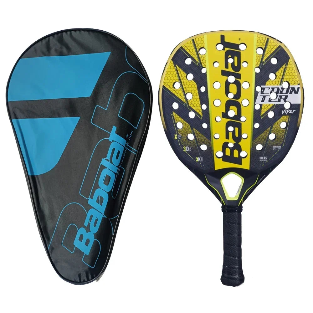 Babolat Pala Padel Racket 12K Carbon Fiber High-Quality Outdoor Sports Racket with Bag