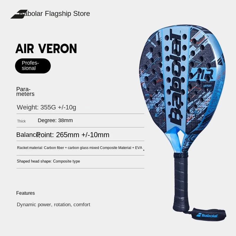 Babolat Full Carbon Professional Padel Racket - Advanced Air Series