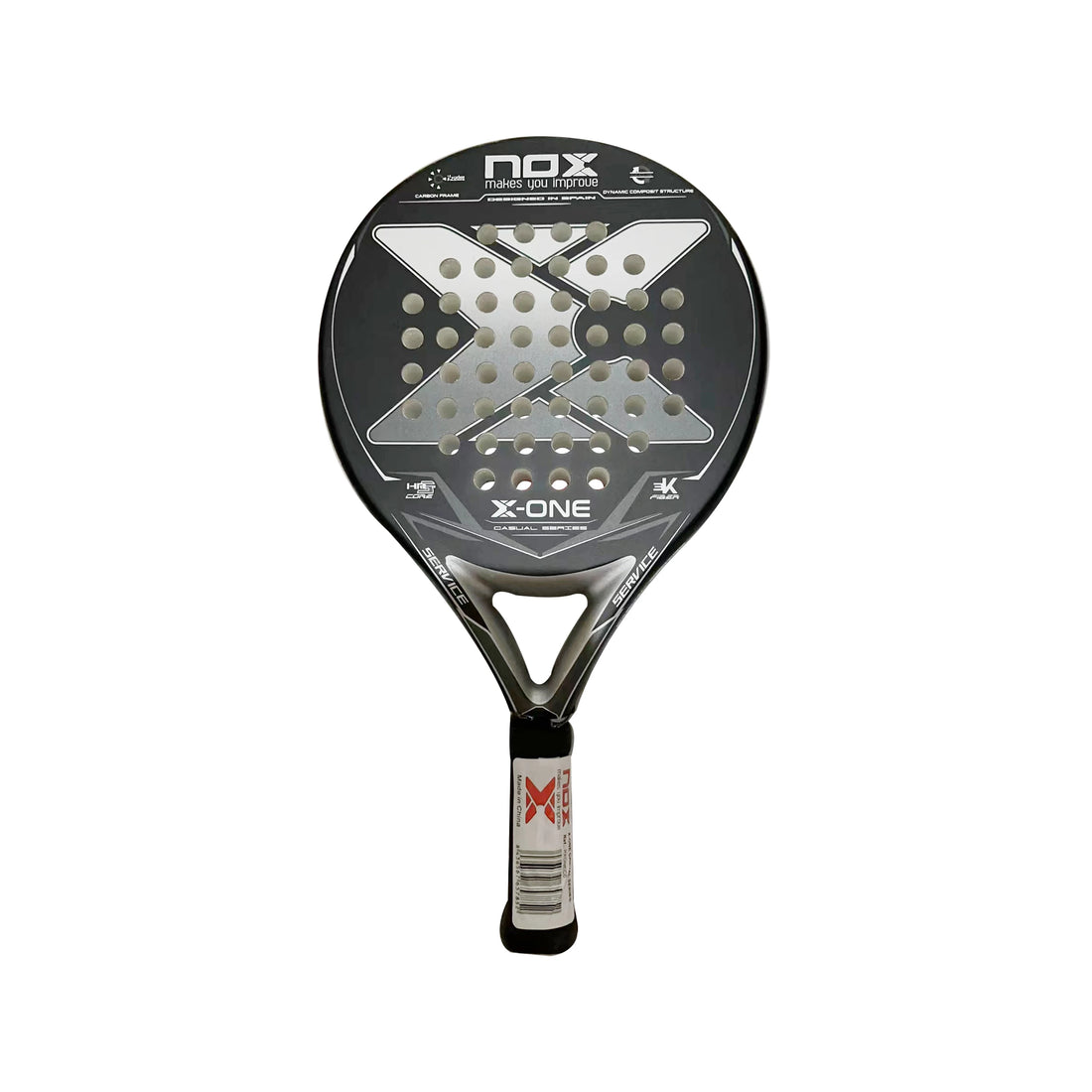 Padel Tennis Racket – 3K Carbon Fiber, EVA Soft Memory Core, Rough Surface, High Balance Paddle