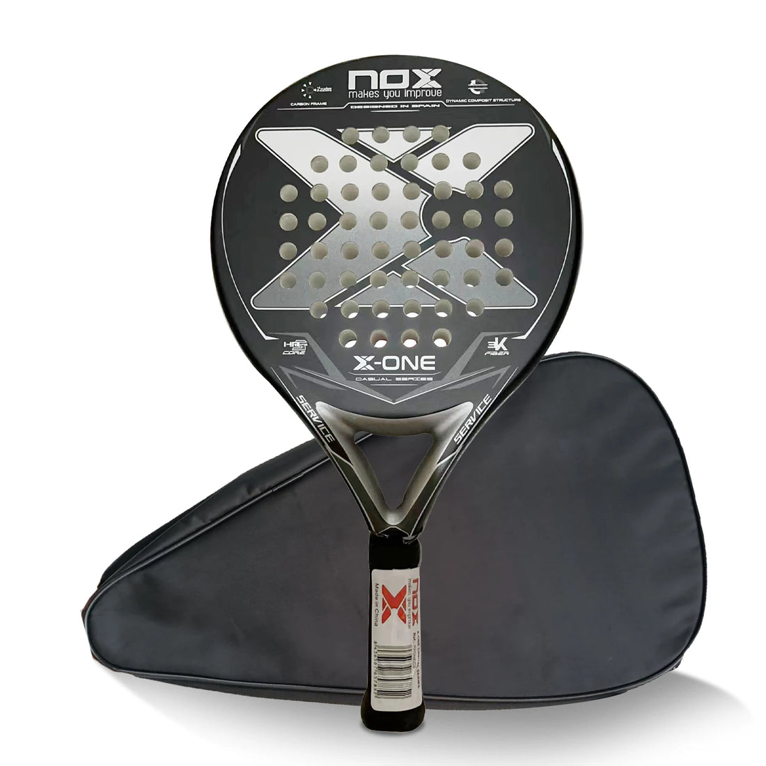 Professional Padel Paddle Tennis Racket - 3K/12K/18K Carbon Fiber Soft EVA Face for Outdoor Sports