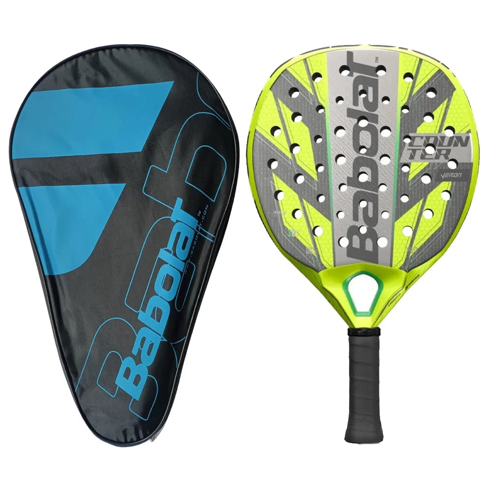 Babolat Beach Tennis Racket - 3K/12K/16K Full Carbon Fiber Cage with Padel Bag for Adults - Training Accessories