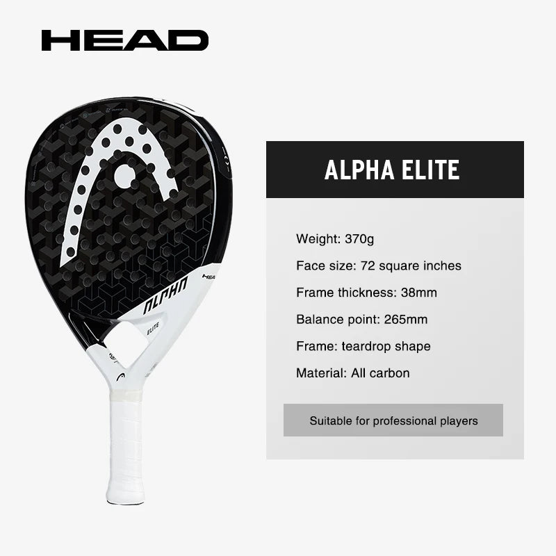 HAED Carbon Fiber Padel Tennis Racket – Oval Design with Anti-Seismic Foam for Professionals