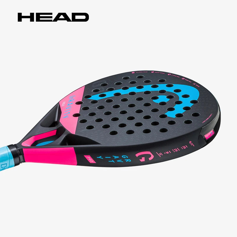 Original HEAD Full Carbon Beach Tennis Racket - Lightweight, Wide Face, Comfortable Grip for Sports Performance