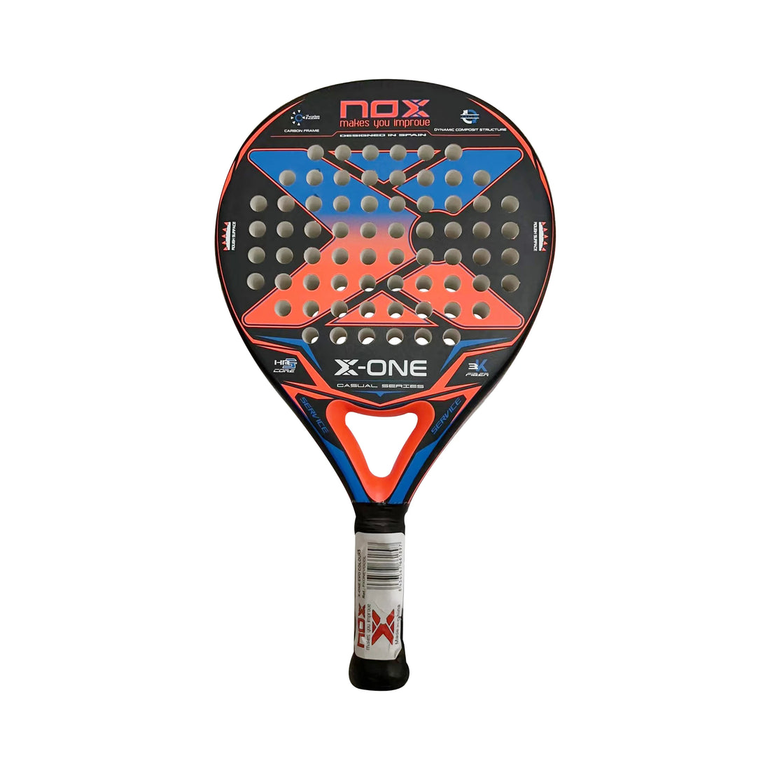 Padel Tennis Racket – 3K Carbon Fiber, EVA Soft Memory Core, Rough Surface, High Balance Paddle