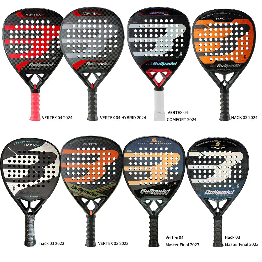 Bullpadel Professional Paddle Racket - Carbon Fiber Soft EVA Face with Paddle Bag 2024