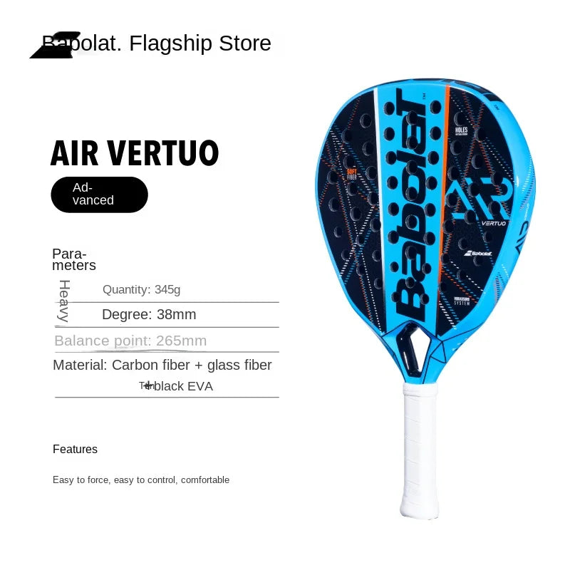 Babolat Full Carbon Professional Padel Racket - Advanced Air Series