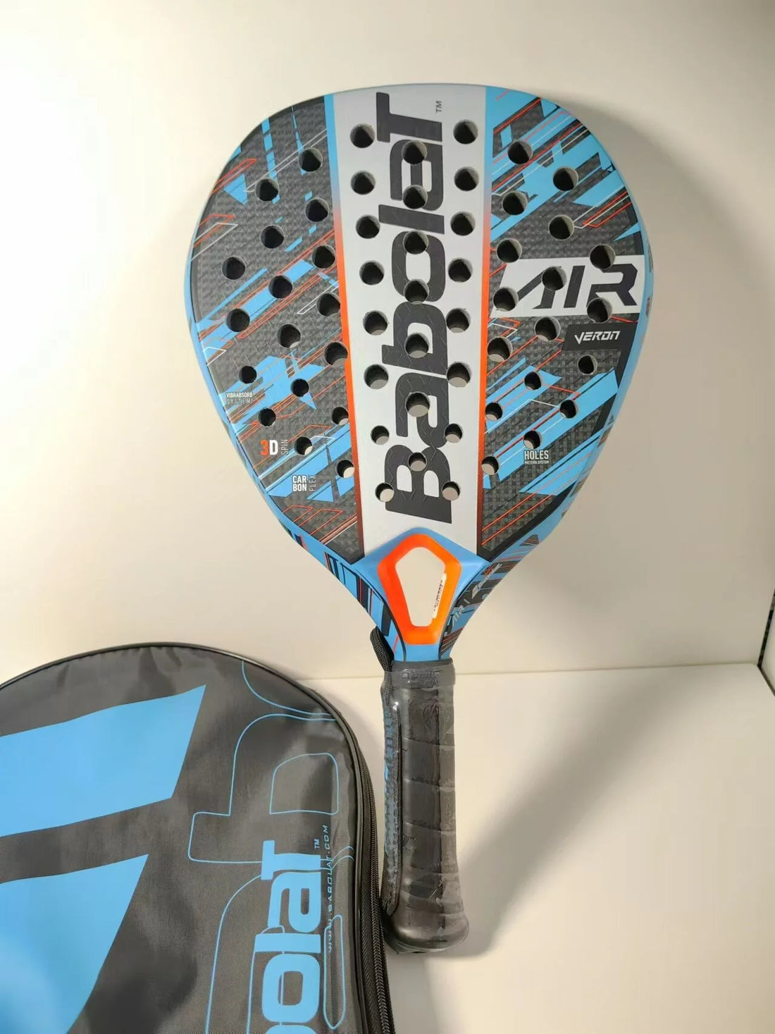 Babolat Beach Tennis Racket - 3K/12K/16K Carbon Fiber Cage with Padel Bag for Adults