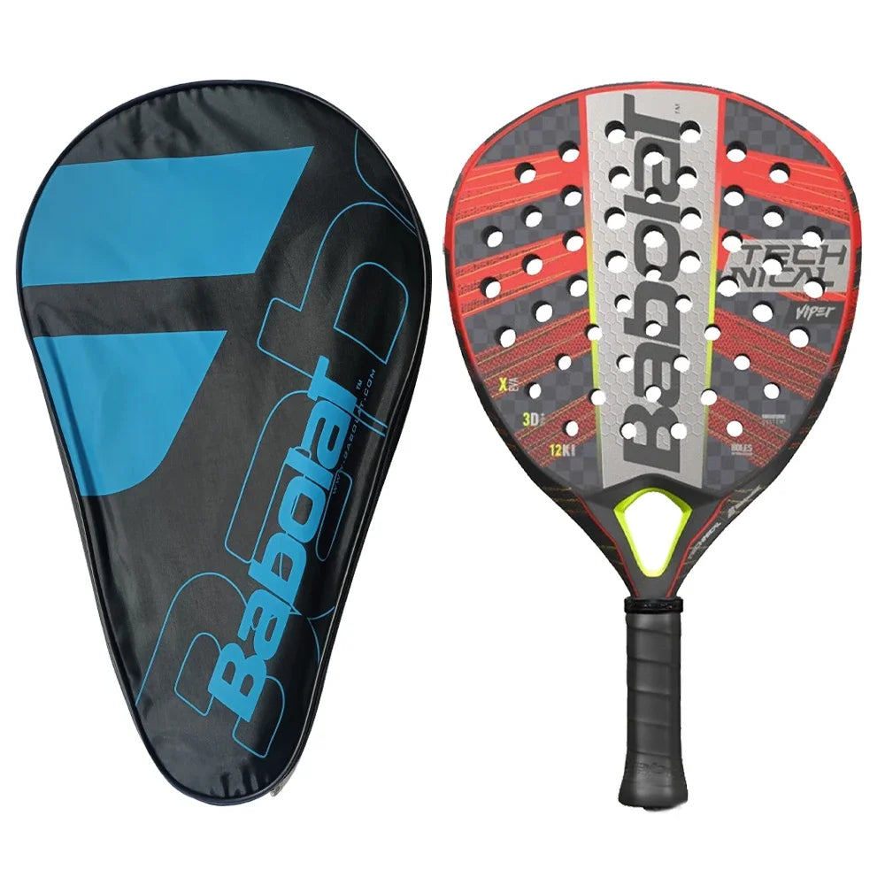 Babolat Pala Padel Racket 12K Carbon Fiber High-Quality Outdoor Sports Racket with Bag