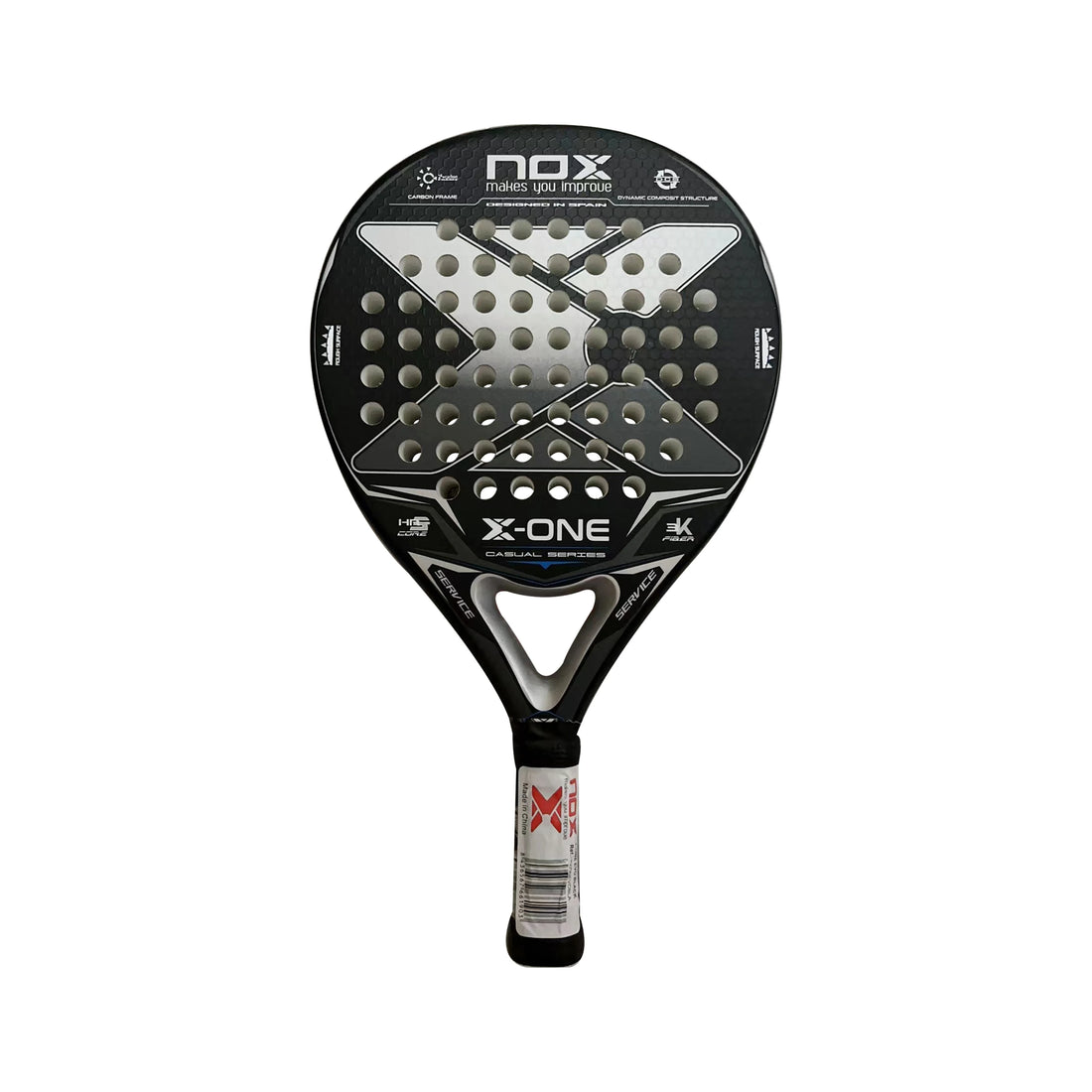 Padel Tennis Racket – 3K Carbon Fiber, EVA Soft Memory Core, Rough Surface, High Balance Paddle